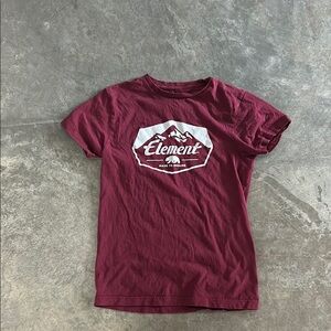 Element Kids Burgundy T-Shirt